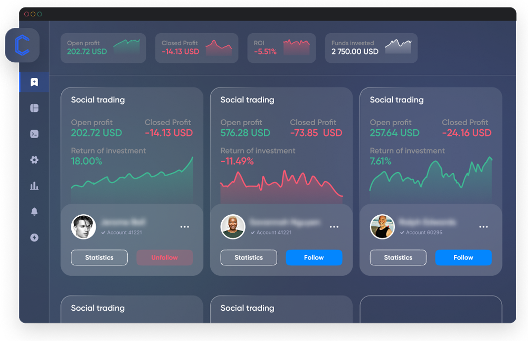 Личный кабинет MetaTrader — Capfinex