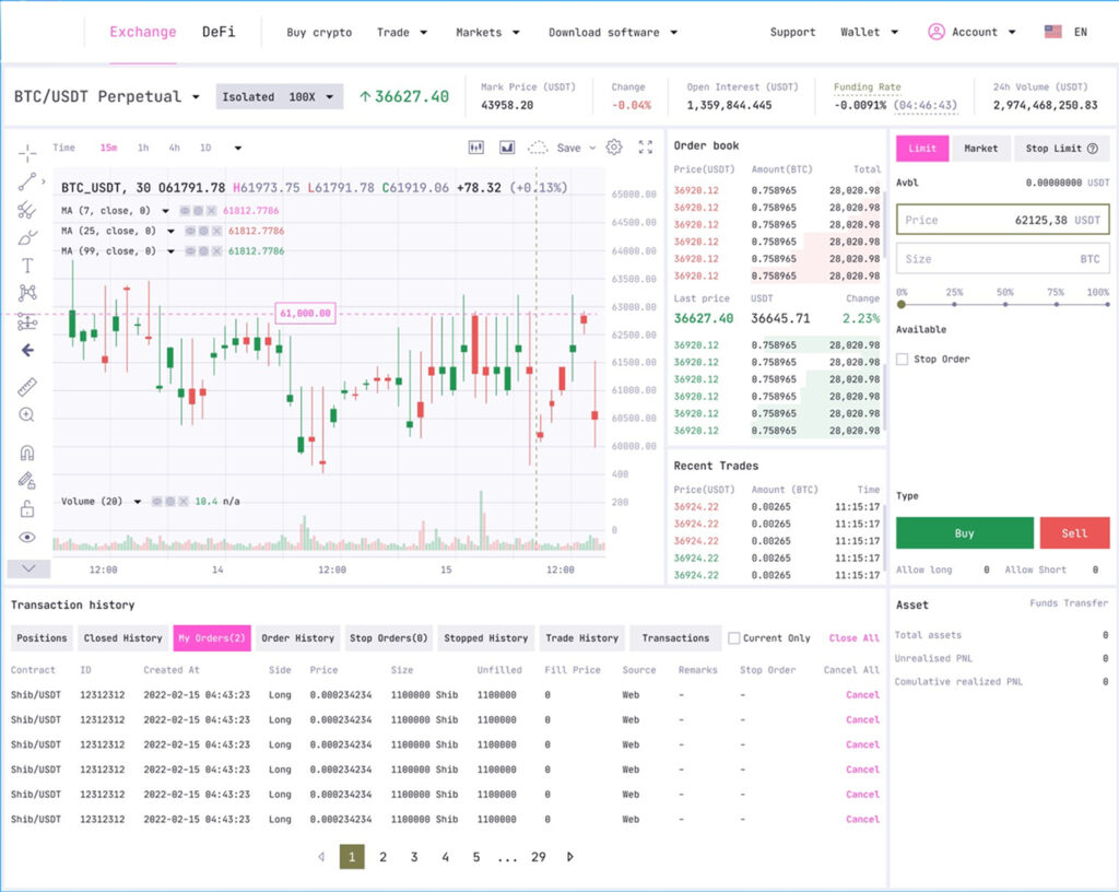разработка биржи криптовалют