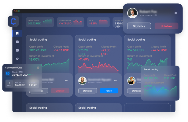 Plateforme White Label de  Copy Trading de Cryptomonnaies
